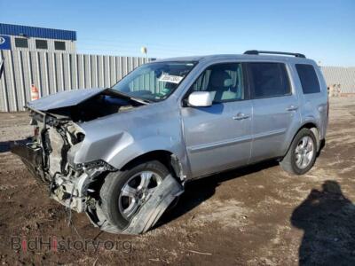 2013 Honda PILOT EXL, silver — VIN 5FNYF4H6XDB040076, Copart