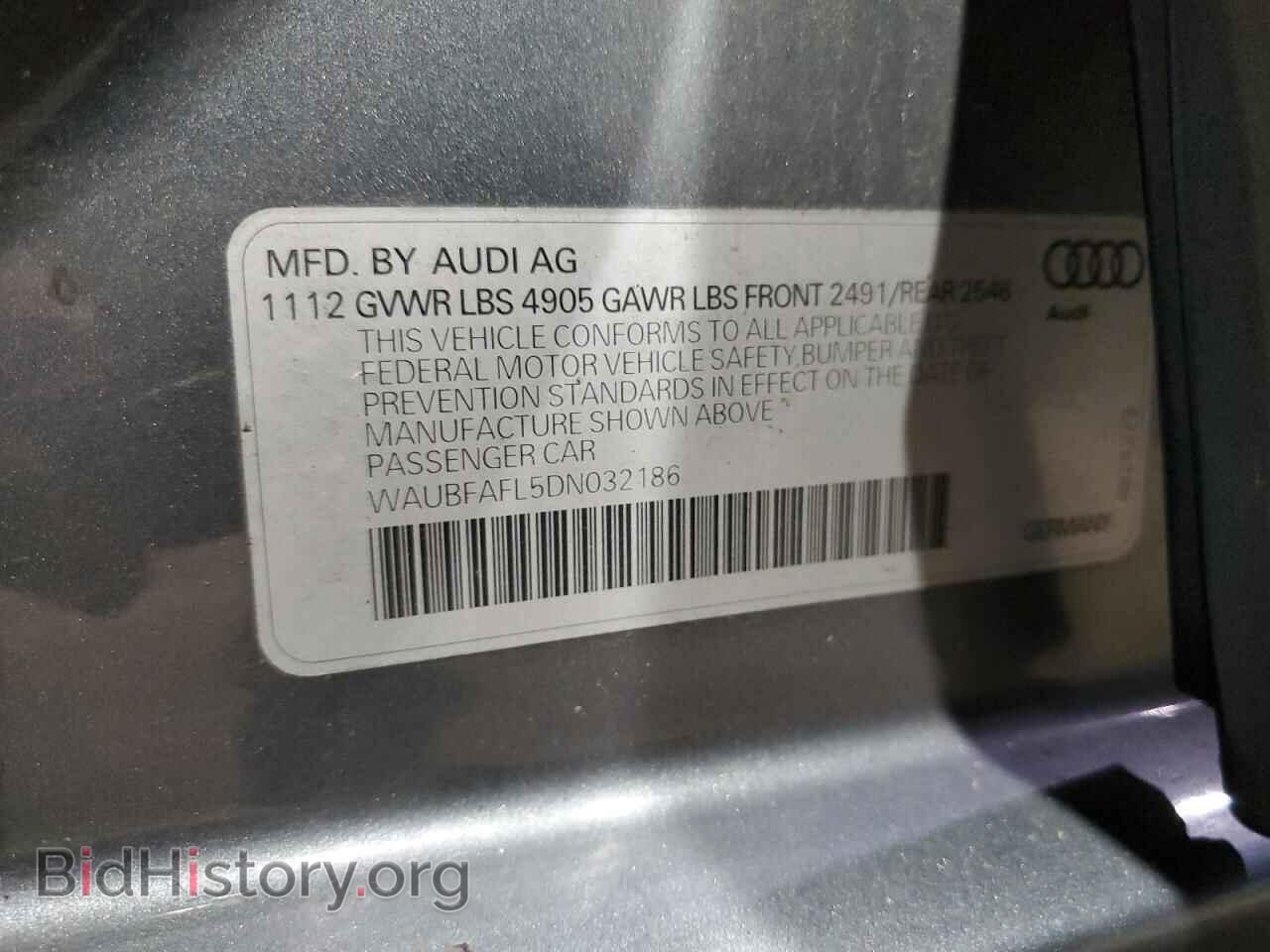 2013 AUDI A4 - VIN: WAUBFAFL5DN032186 - Фото 13