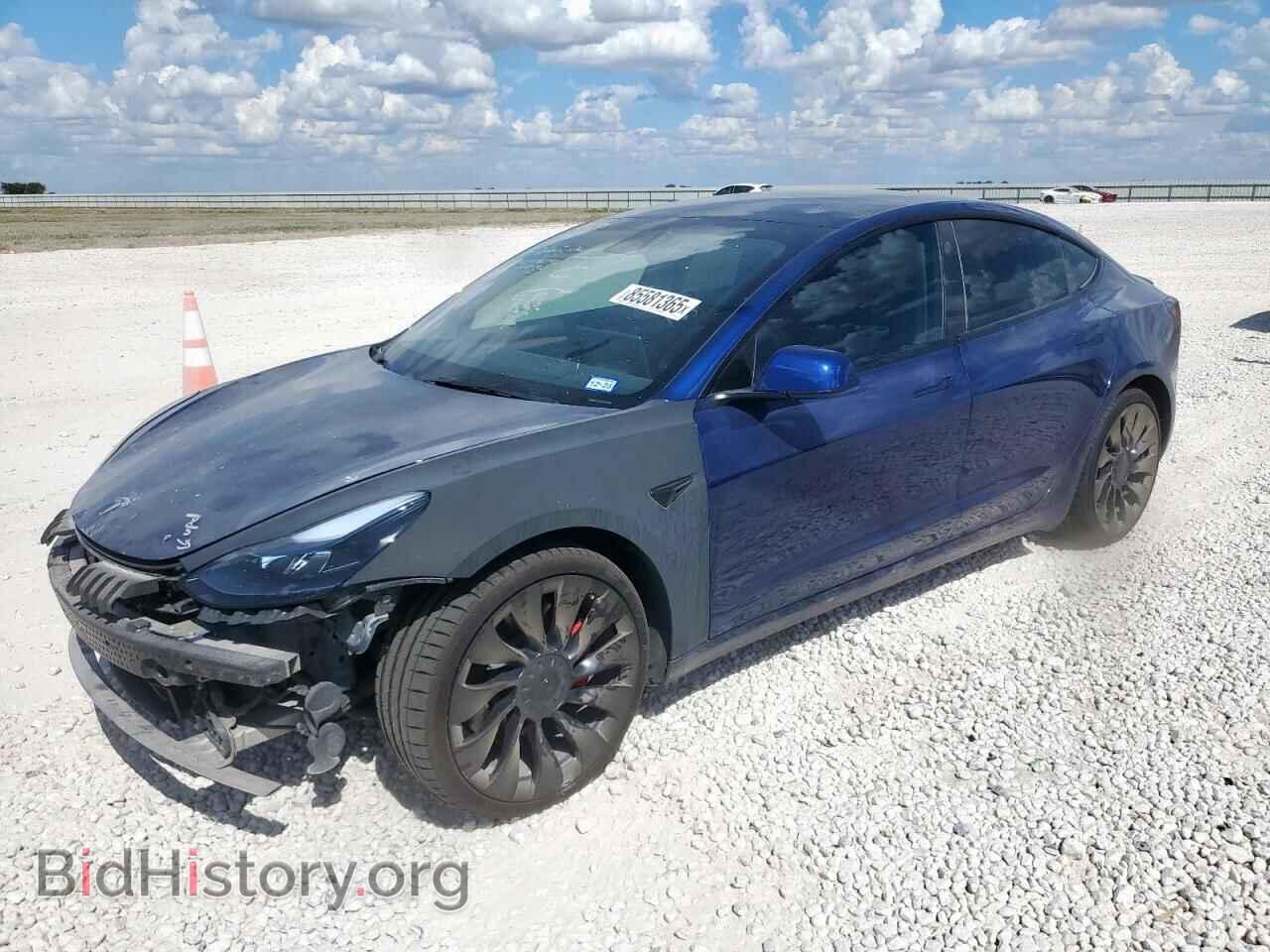 Photo 5YJ3E1EC5NF329972 - TESLA MODEL 3 2022