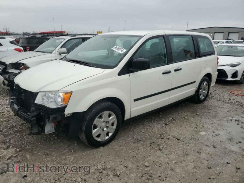 2013 Dodge CARAVAN SE (VIN 2C4RDGBG8DR505679) — photo 1 of 14, Copart, damage: front end