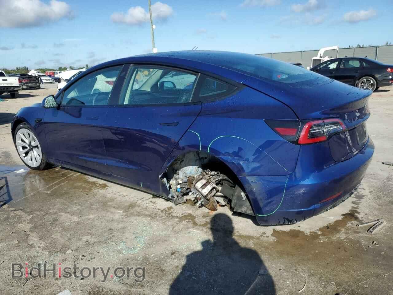 2022 TESLA MODEL 3 - VIN: 5YJ3E1EA4NF370799 - Photo 2