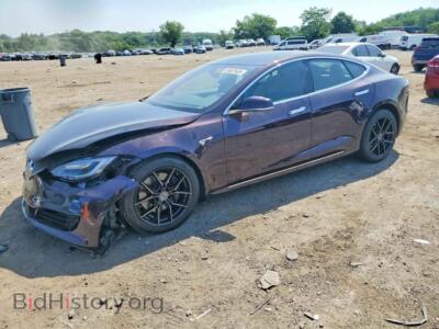 2016 Tesla MODEL S, фиолетовый — VIN 5YJSA1E13GF174122, Copart