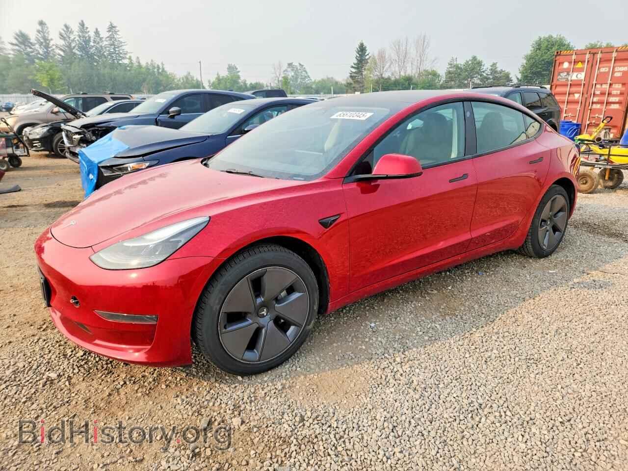 Photo 5YJ3E1EA6NF320714 - TESLA MODEL 3 2022