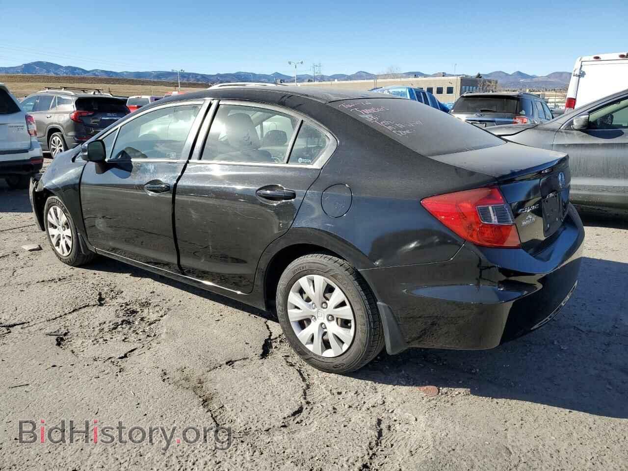 2012 HONDA CIVIC - VIN: 2HGFB2F55CH594914 - Фото 2