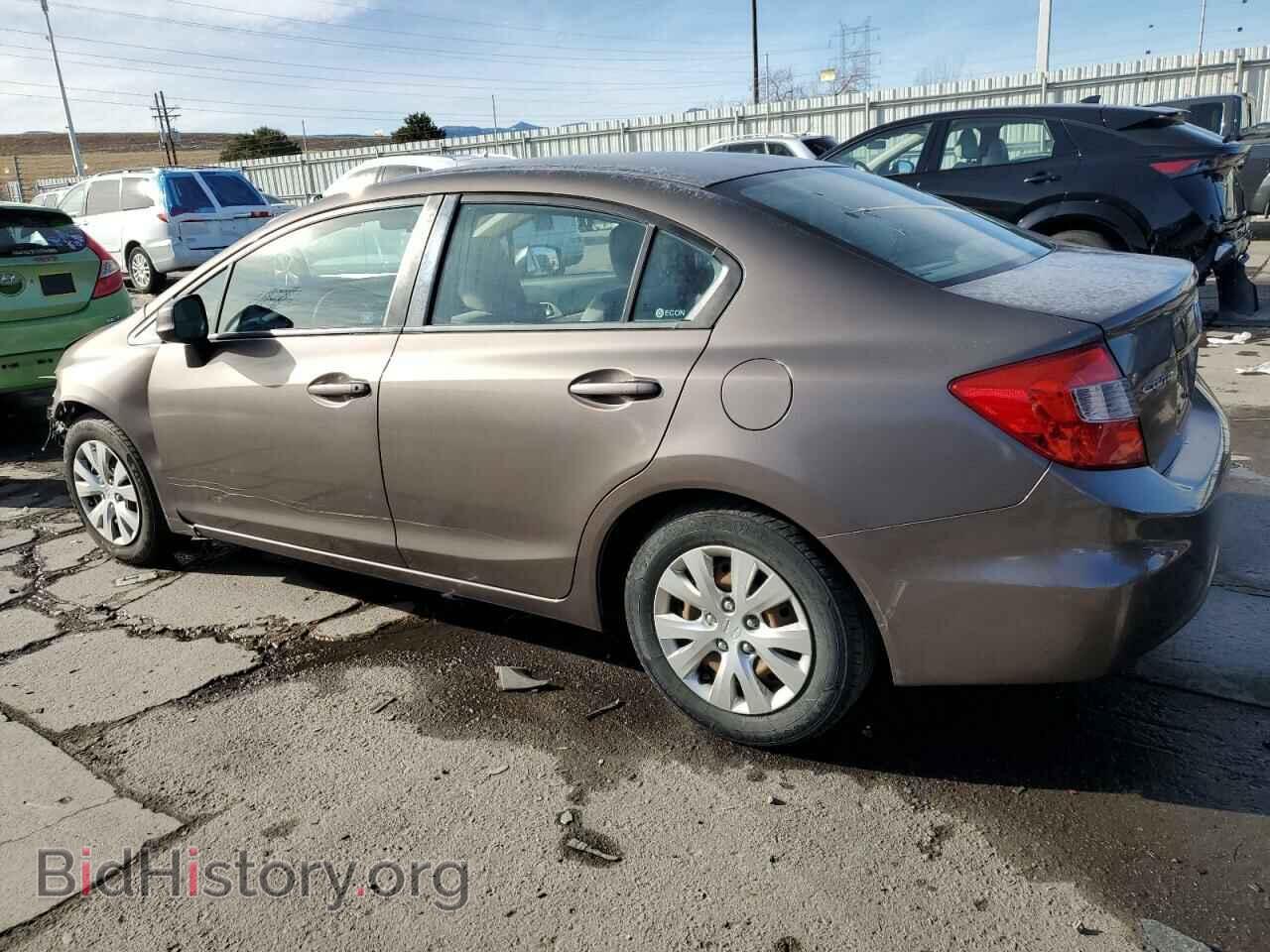 2012 HONDA CIVIC - VIN: 2HGFB2F56CH560593 - Фото 2