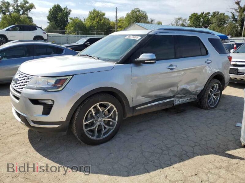 2018 Ford EXPLORER Platinum (VIN 1FM5K8HT0JGB55259) — photo 1 of 15, Copart, damage: side