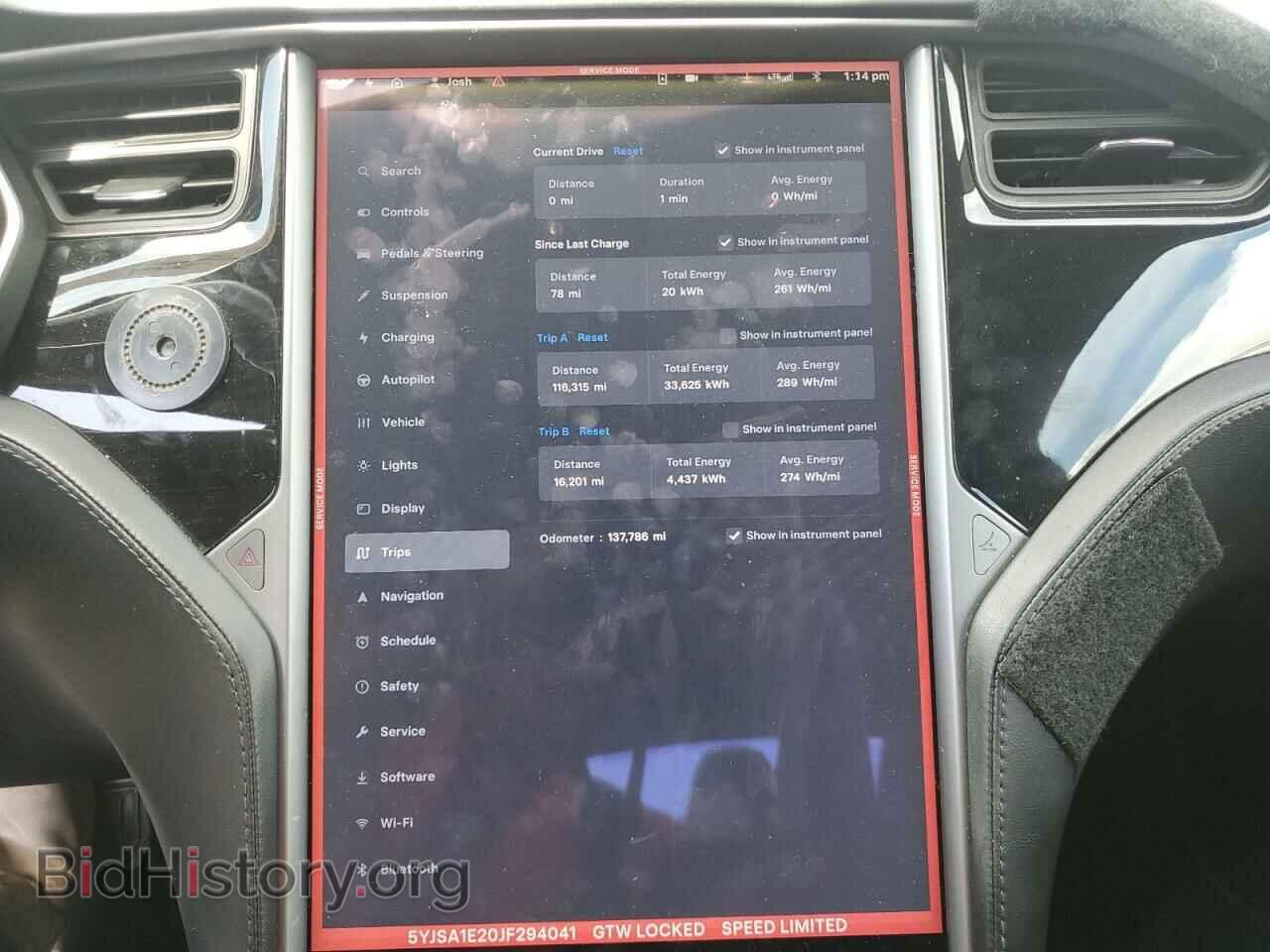 2018 TESLA MODEL S - VIN: 5YJSA1E20JF294041 - Photo 9