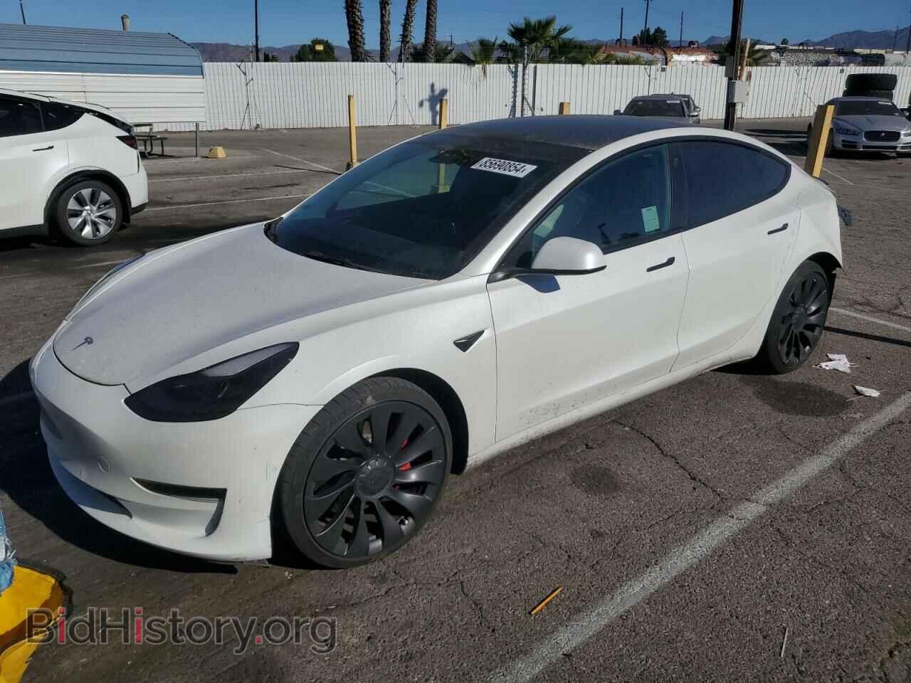 Photo 5YJ3E1EC7NF112634 - TESLA MODEL 3 2022