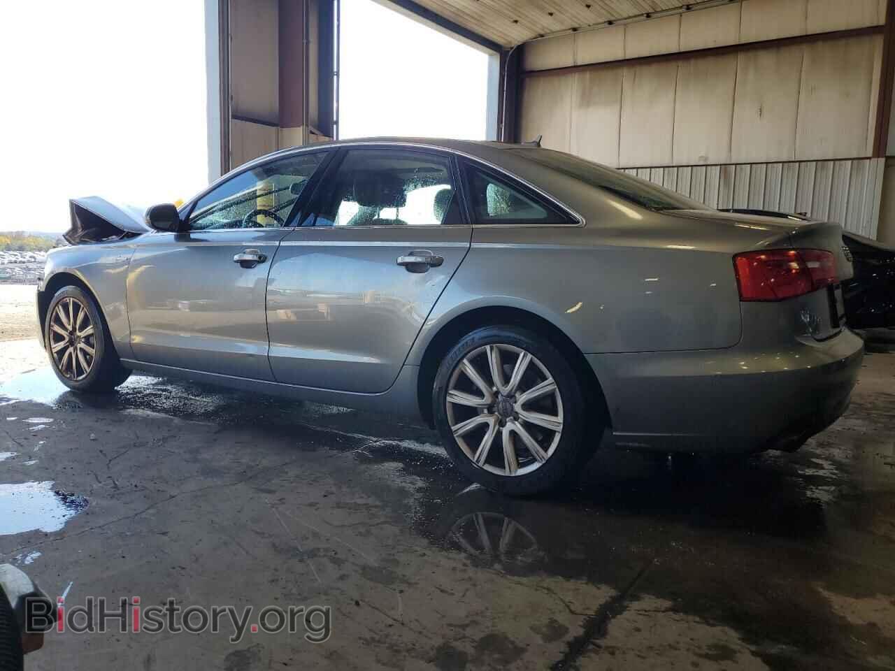 2013 AUDI A6 - VIN: WAUGGAFCXDN069642 - Фото 2