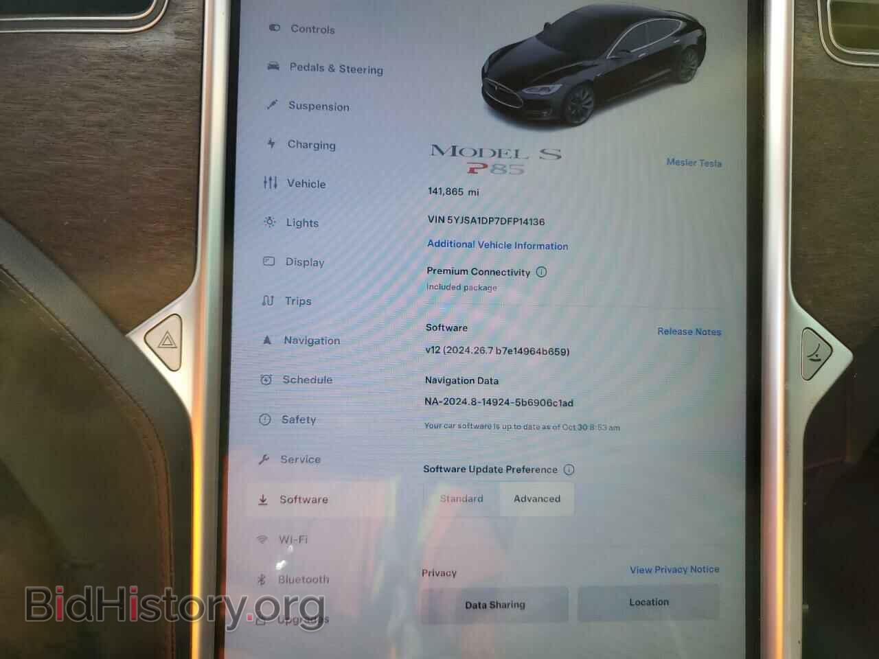 2013 TESLA MODEL S - VIN: 5YJSA1DP7DFP14136 - Photo 9