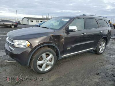 2013 Dodge DURANGO Citadel, коричневый — VIN 1C4SDJETXDC539316, Copart