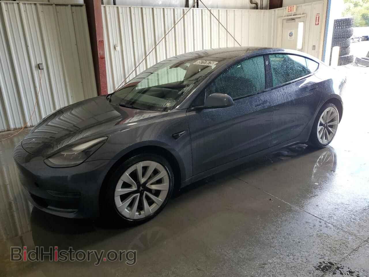 Photo 5YJ3E1EA5NF287785 - TESLA MODEL 3 2022