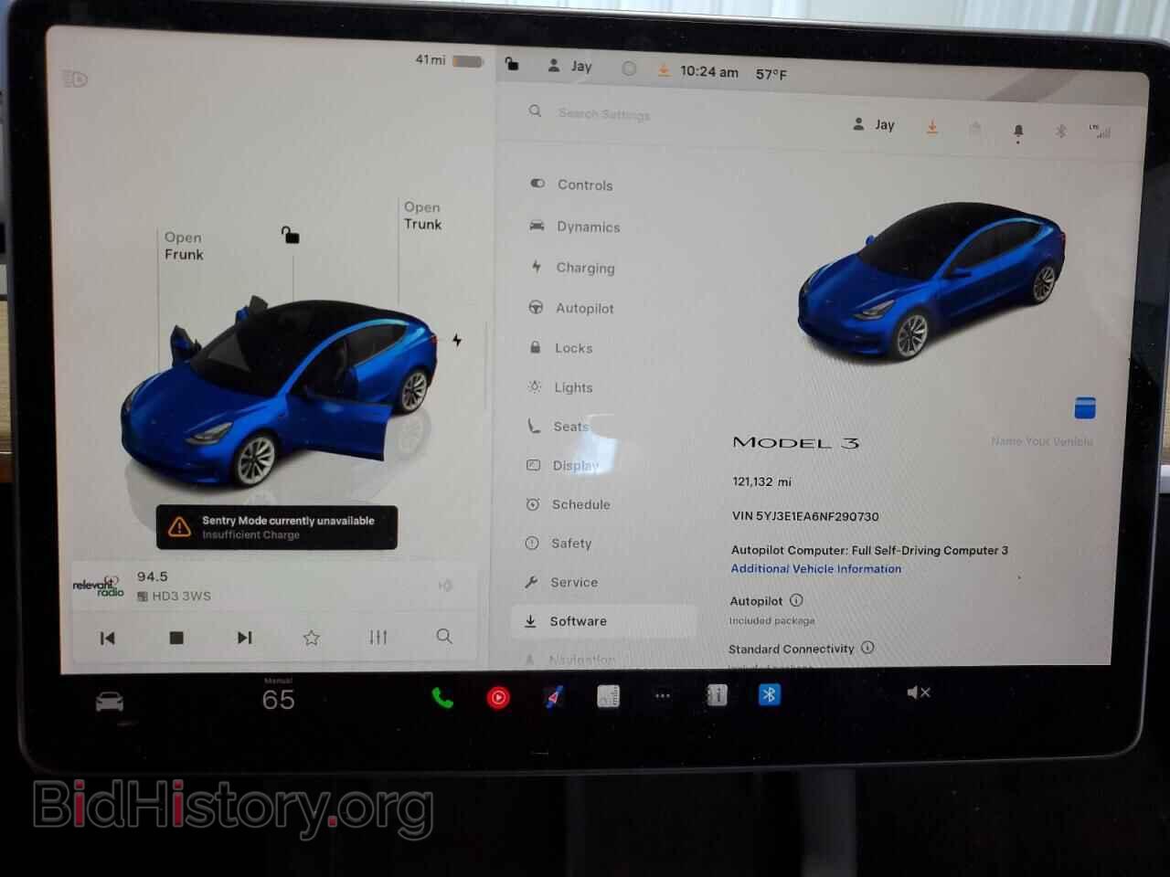 2022 TESLA MODEL 3 - VIN: 5YJ3E1EA6NF290730 - Фото 9