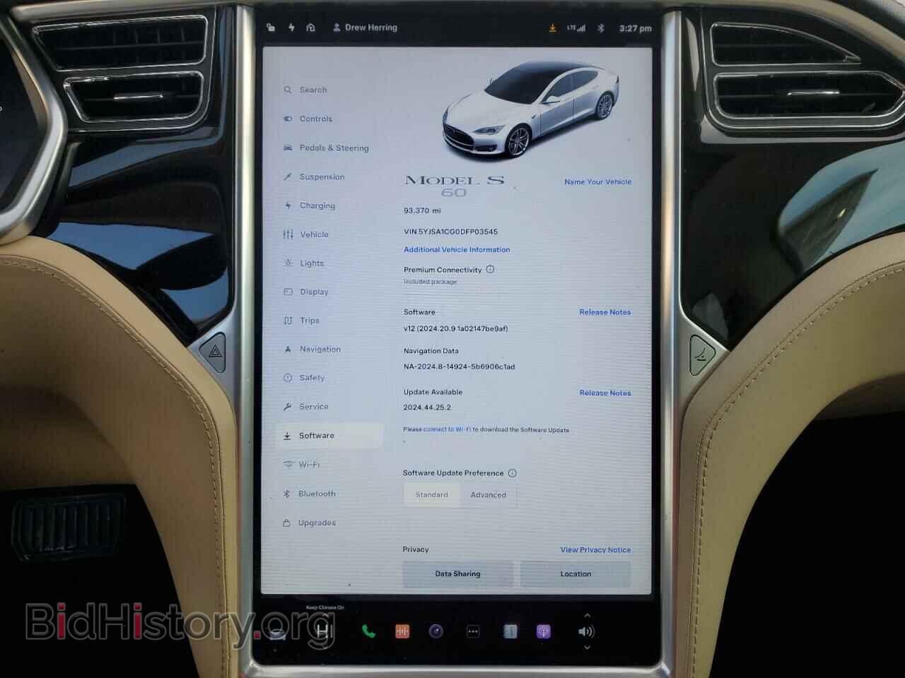 2013 TESLA MODEL S - VIN: 5YJSA1CG0DFP03545 - Photo 9