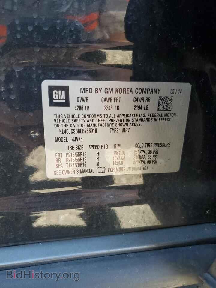 2014 BUICK ENCORE - VIN: KL4CJCSB8EB756918 - Photo 14