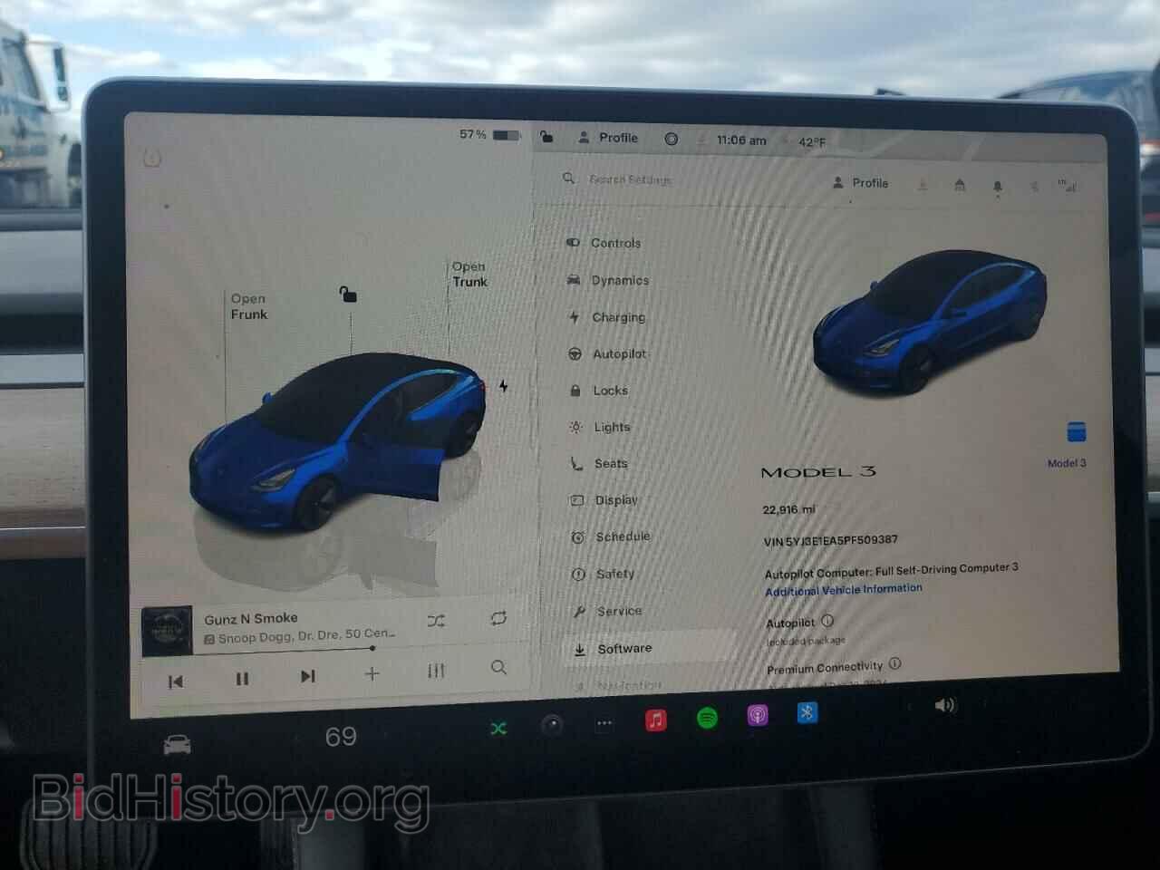2023 TESLA MODEL 3 - VIN: 5YJ3E1EA5PF509387 - Photo 9