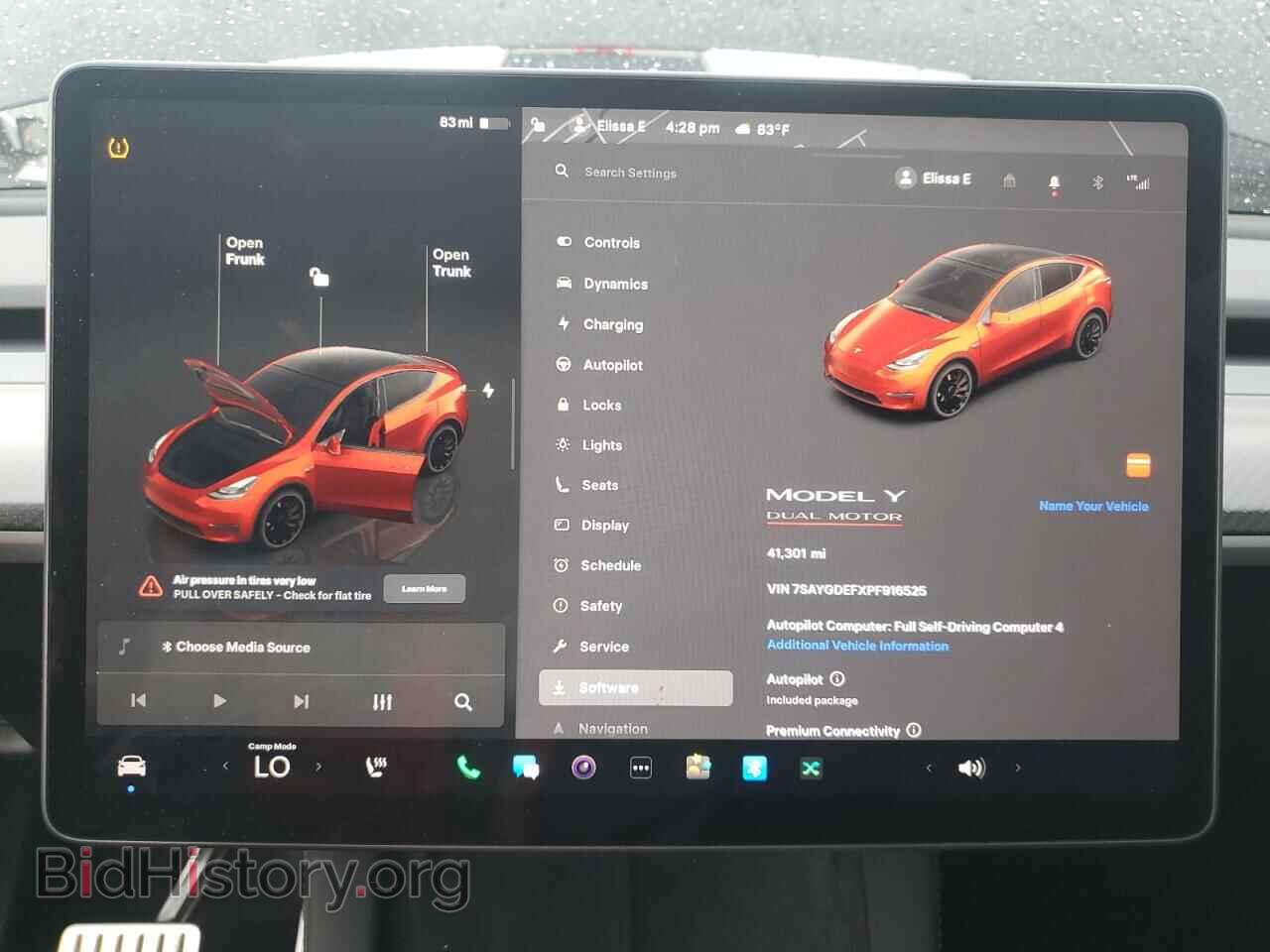 2023 TESLA MODEL Y - VIN: 7SAYGDEFXPF916525 - Photo 9
