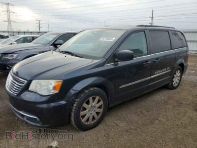 2014 Chrysler MINIVAN Touring, синий — VIN 2C4RC1BG7ER257555, Copart