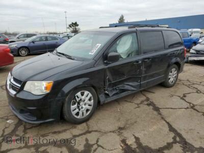 2013 Dodge CARAVAN SE, black — VIN 2C4RDGBG1DR768533, Copart