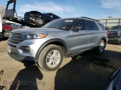 2022 Ford EXPLORER XLT, silver — VIN 1FMSK7DH7NGA34376, Copart