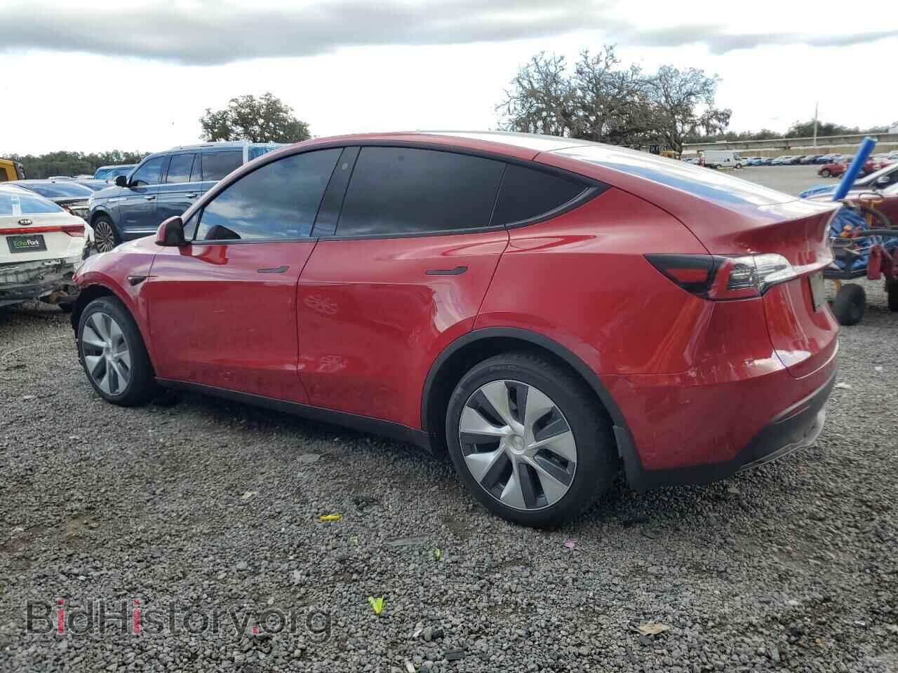 2022 TESLA MODEL Y - VIN: 7SAYGDEE3NF328454 - Фото 2