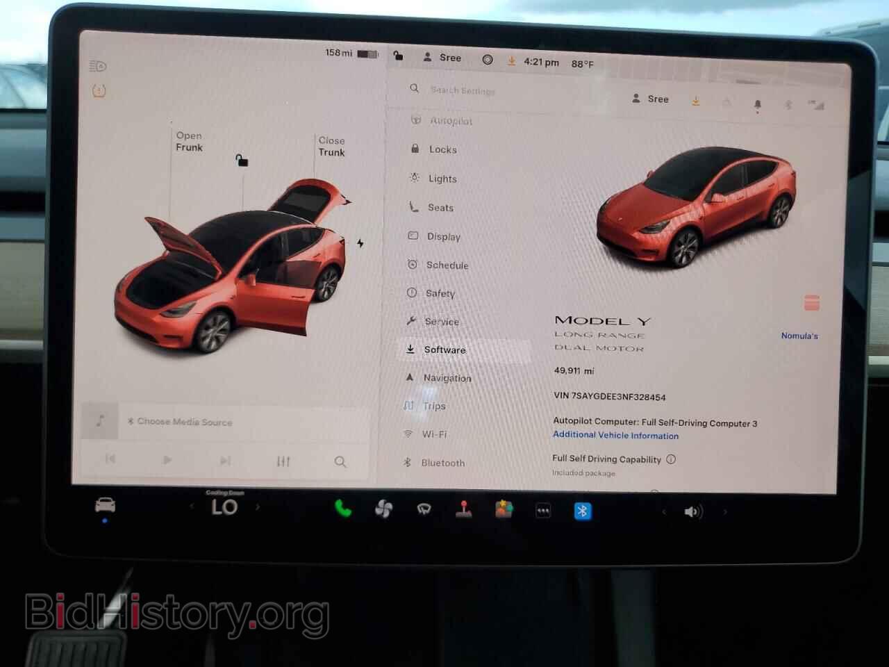 2022 TESLA MODEL Y - VIN: 7SAYGDEE3NF328454 - Фото 9