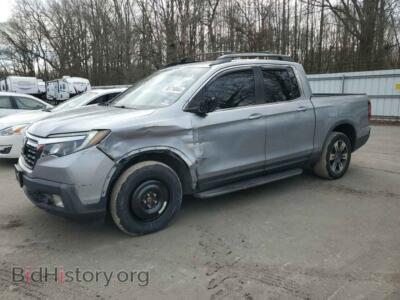 2017 Honda RIDGELINE RTL, silver — VIN 5FPYK3F69HB019063, Copart