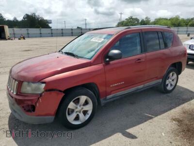 2011 Jeep COMPASS Sport, бордовый — VIN 1J4NT1FB3BD139041, Copart