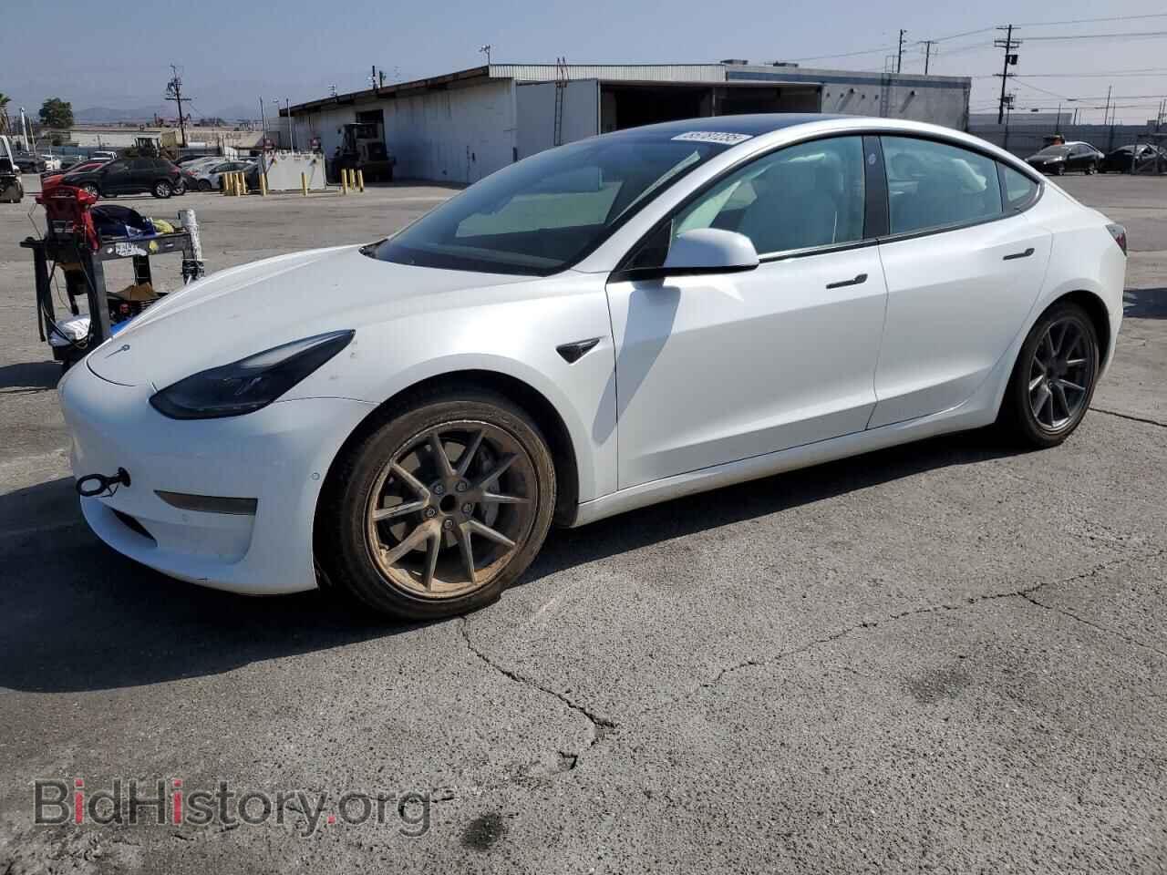 Photo 5YJ3E1EA0MF877942 - TESLA MODEL 3 2021
