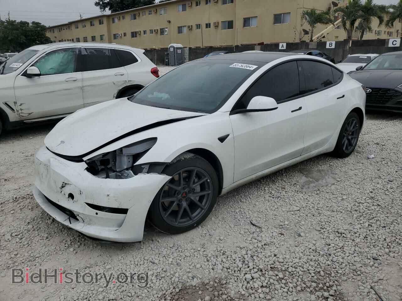 Фотография 5YJ3E1EB3NF184308 - TESLA MODEL 3 2022