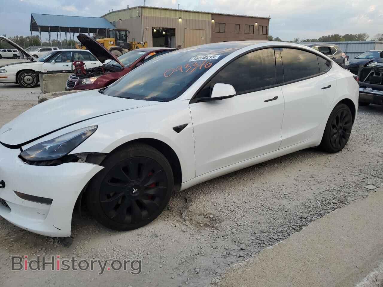 Photo 5YJ3E1EA6MF093376 - TESLA MODEL 3 2021