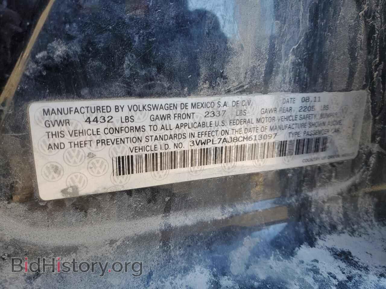 2012 VOLKSWAGEN JETTA - VIN: 3VWPL7AJ8CM613097 - Фото 13
