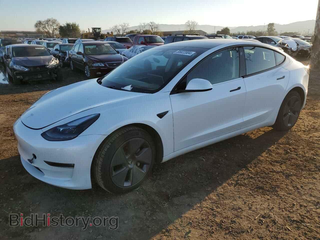 Photo 5YJ3E1EBXMF010041 - TESLA MODEL 3 2021