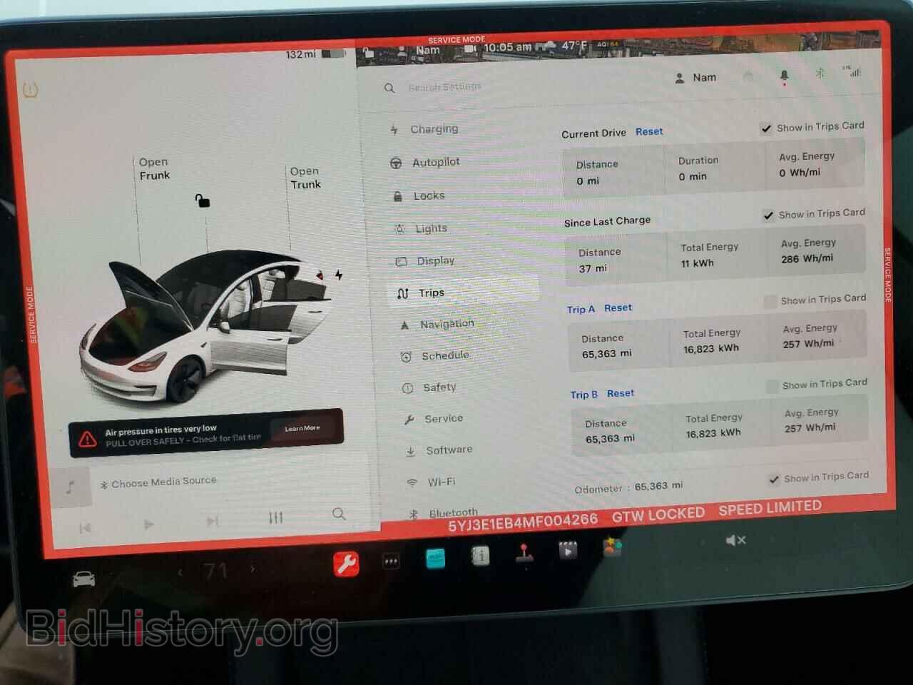2021 TESLA MODEL 3 - VIN: 5YJ3E1EB4MF004266 - Photo 9
