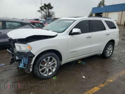 2017 Dodge DURANGO Citadel, white — VIN 1C4SDJET6HC883327, Copart