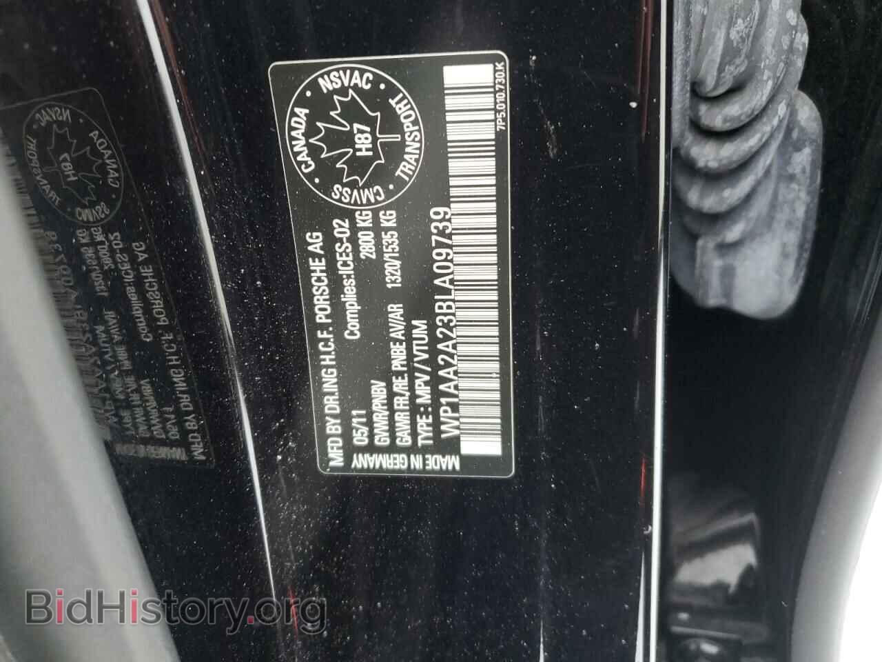 2011 PORSCHE CAYENNE - VIN: WP1AA2A23BLA09739 - Фото 13