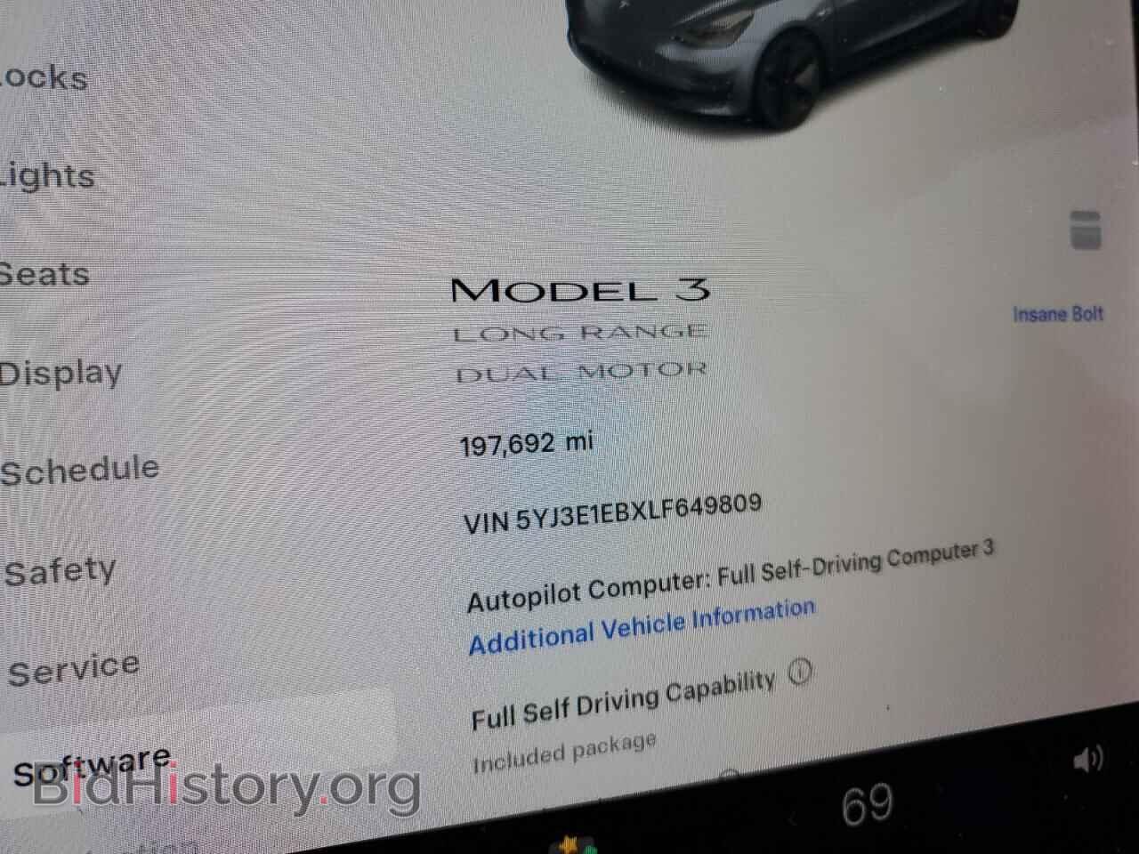 2020 TESLA MODEL 3 - VIN: 5YJ3E1EBXLF649809 - Фото 9