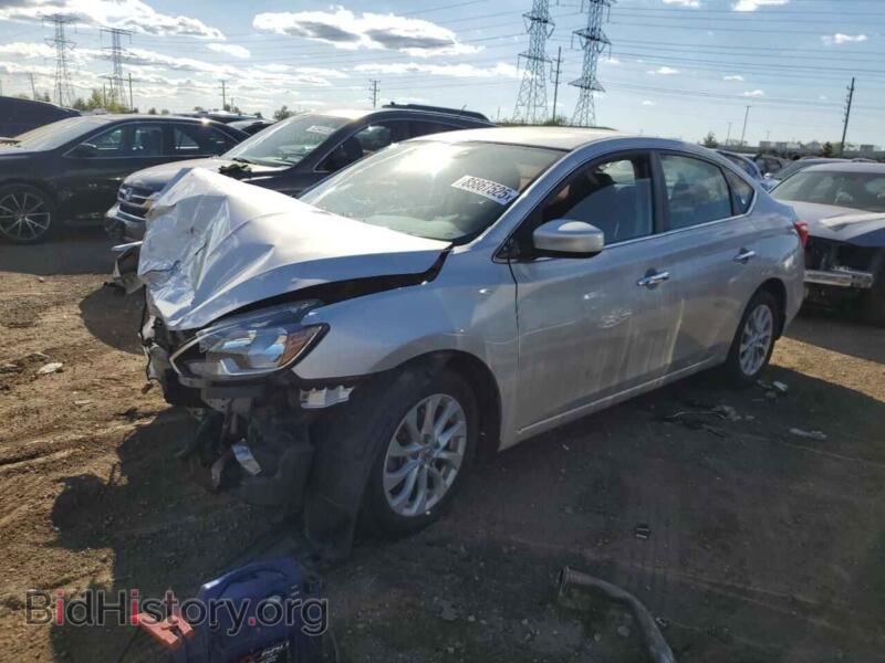 2019 Nissan SENTRA S (VIN 3N1AB7AP3KL607943) — фото 1 из 13, Copart, повреждение: передняя часть