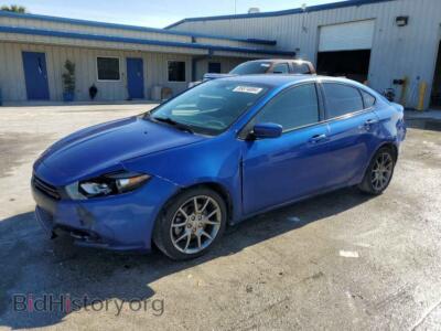2013 Dodge DART SXT, blue — VIN 1C3CDFBA7DD315388, Copart