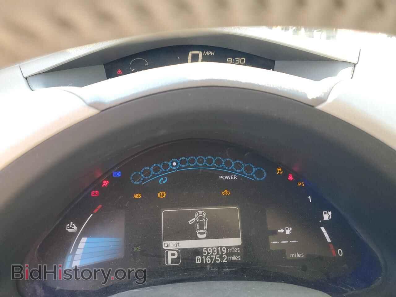 2012 NISSAN LEAF - VIN: JN1AZ0CP0CT025621 - Фото 9