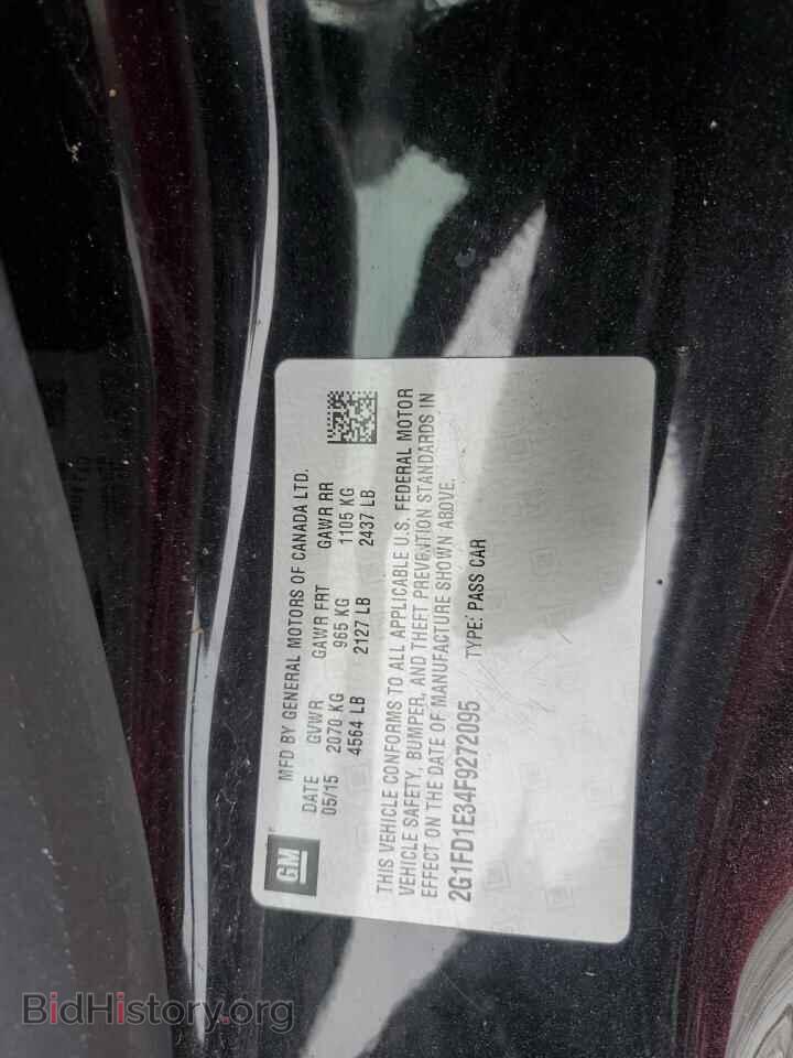 2015 CHEVROLET CAMARO - VIN: 2G1FD1E34F9272095 - Фото 12