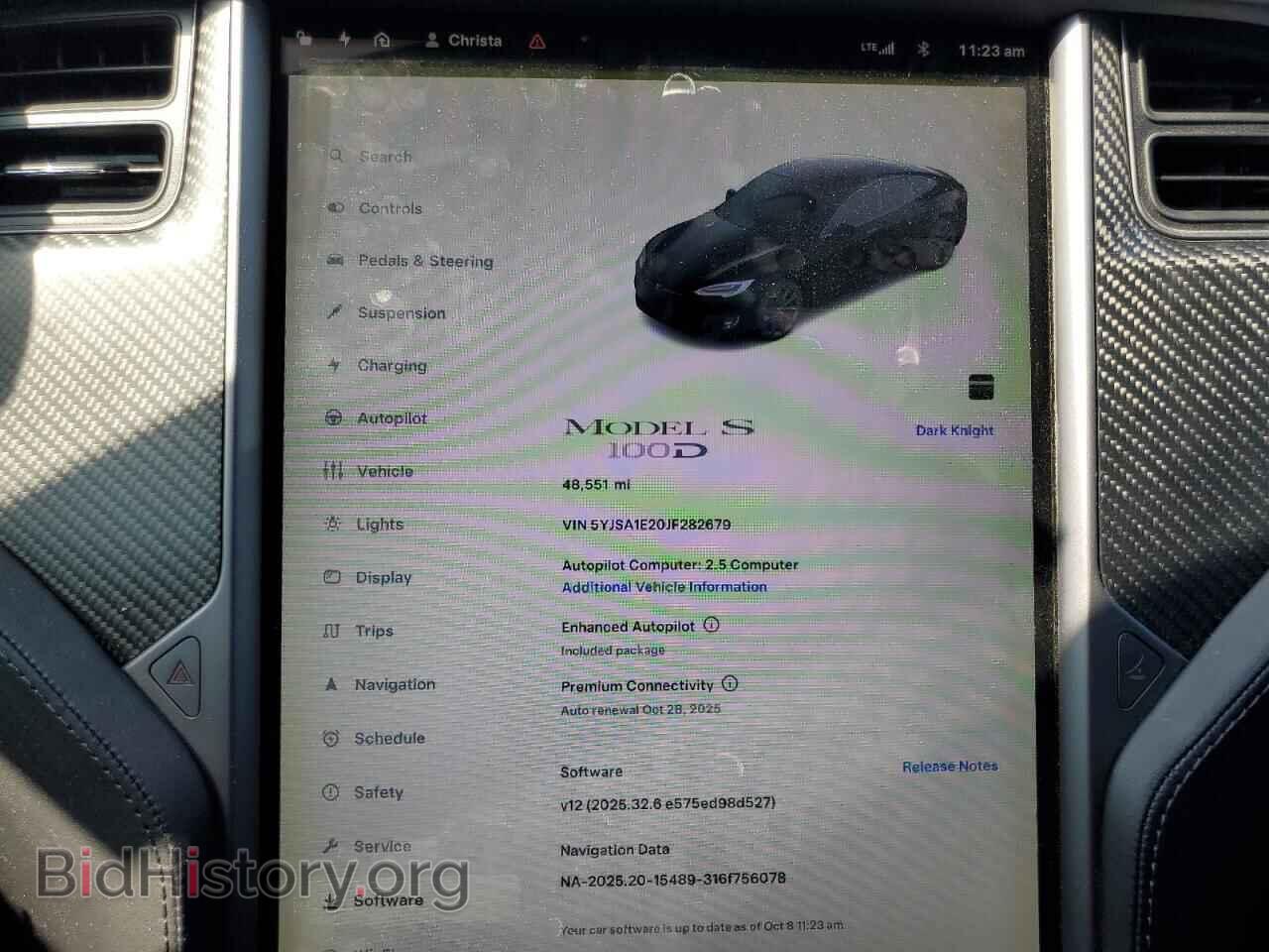 2018 TESLA MODEL S - VIN: 5YJSA1E20JF282679 - Фото 9