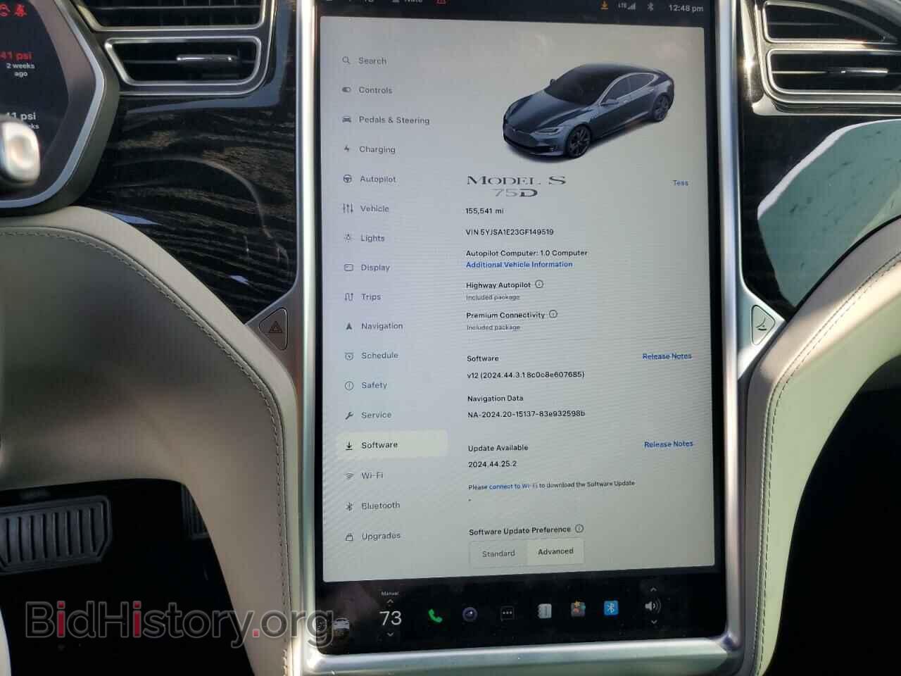 2016 TESLA MODEL S - VIN: 5YJSA1E23GF149519 - Фото 9