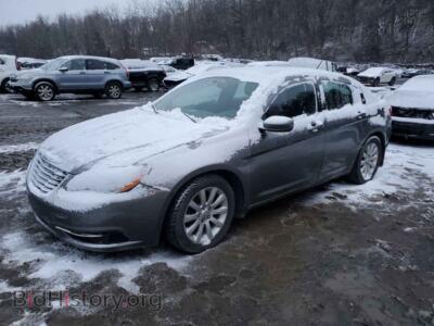 2012 Chrysler 200 Touring, серый — VIN 1C3CCBBGXCN184899, Copart