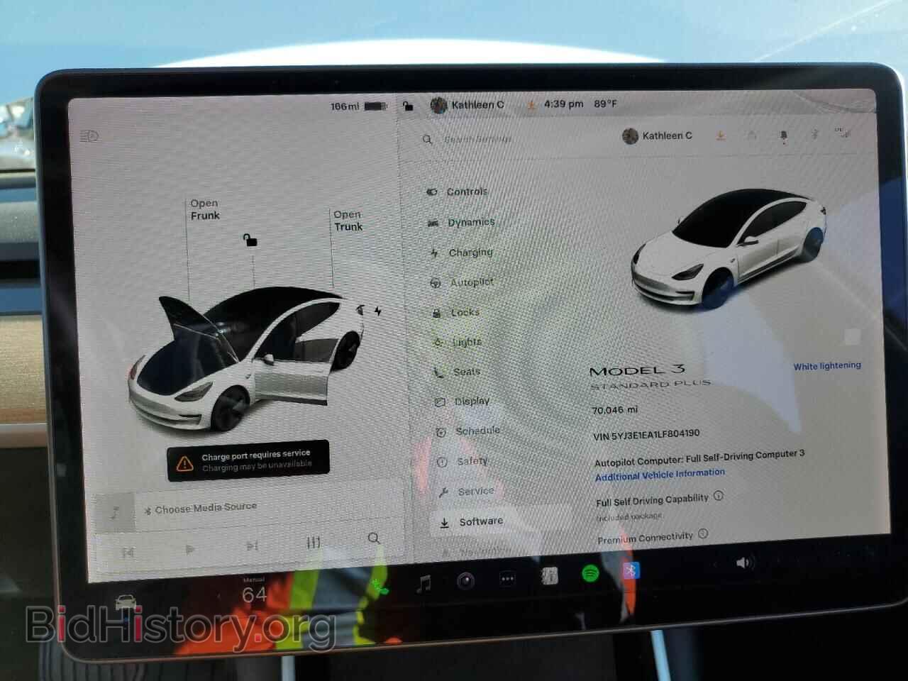 2020 TESLA MODEL 3 - VIN: 5YJ3E1EA1LF804190 - Photo 9
