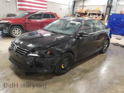 2017 Volkswagen JETTA SE, black — VIN 3VWDB7AJ9HM236504, Copart
