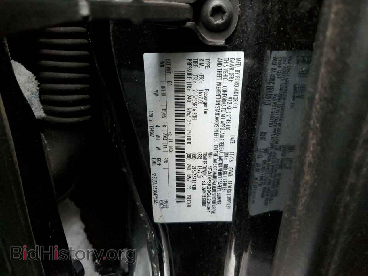 2016 FORD FOCUS - VIN: 1FADP3K29GL236061 - Photo 12
