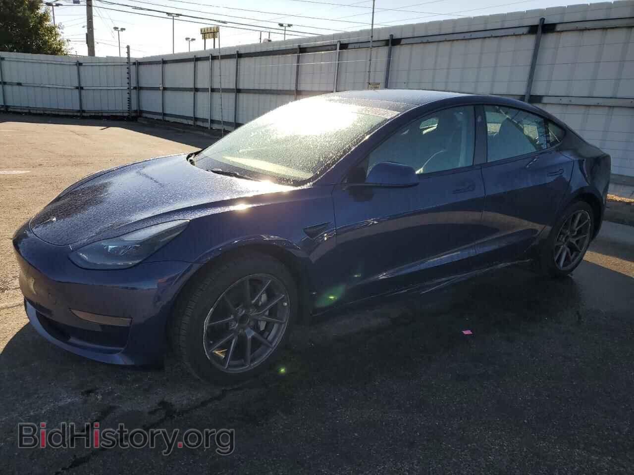 Photo 5YJ3E1EA5NF371010 - TESLA MODEL 3 2022