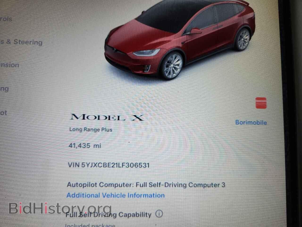 2020 TESLA MODEL X - VIN: 5YJXCBE21LF306531 - Photo 9