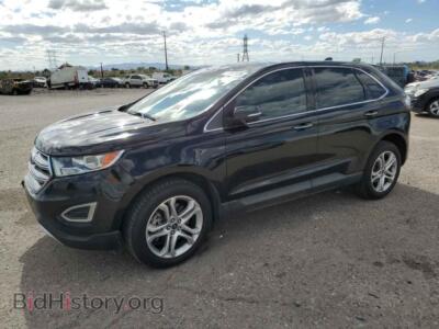 2018 Ford EDGE Titanium, черный — VIN 2FMPK3K89JBC14011, Copart